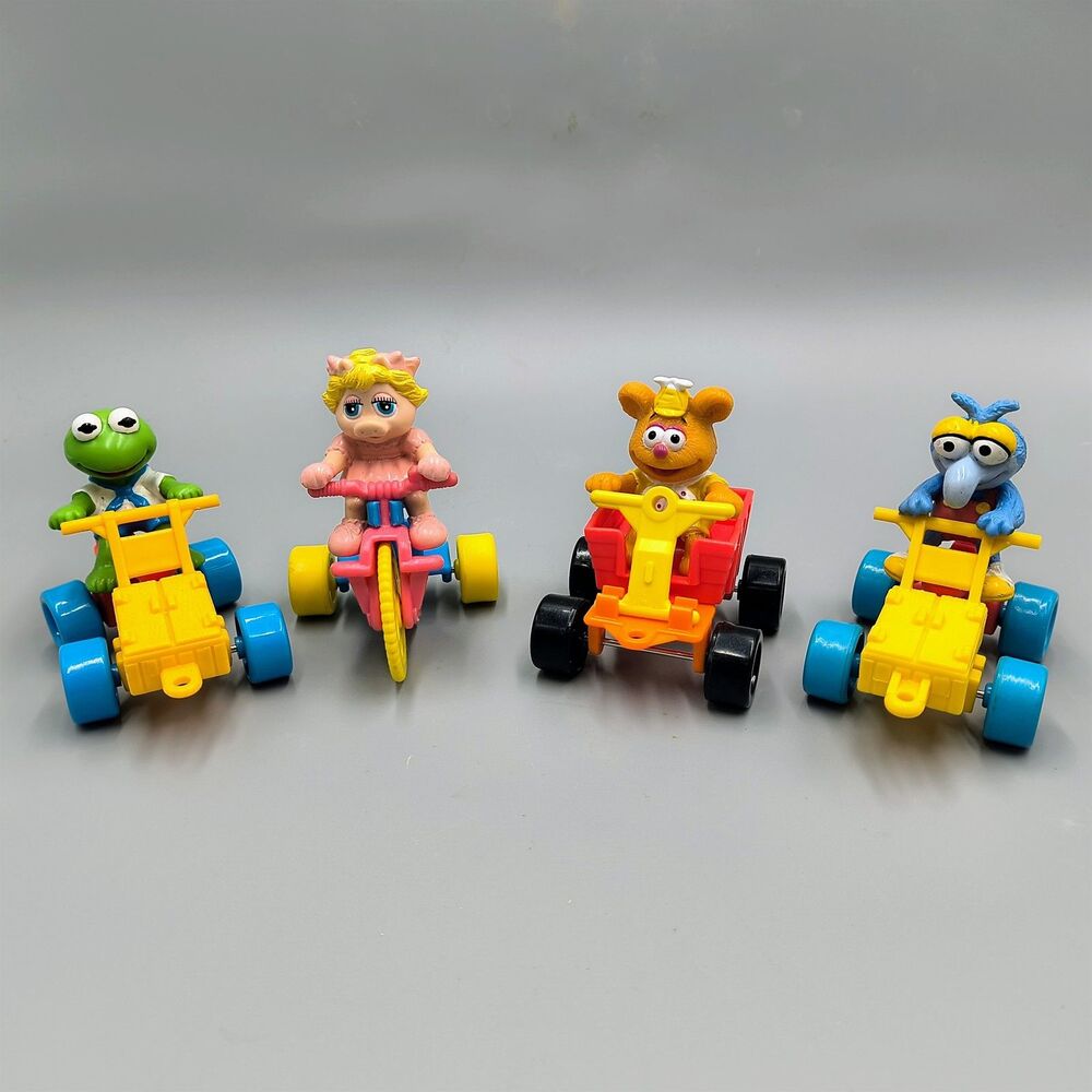 McDonalds Muppet Babies Figure Vehicles 1990 Regional Happy Meal Toy Muppets